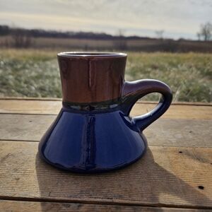 Always Azul Pottery Wide Bottom Travel Mug in Garcia Blue